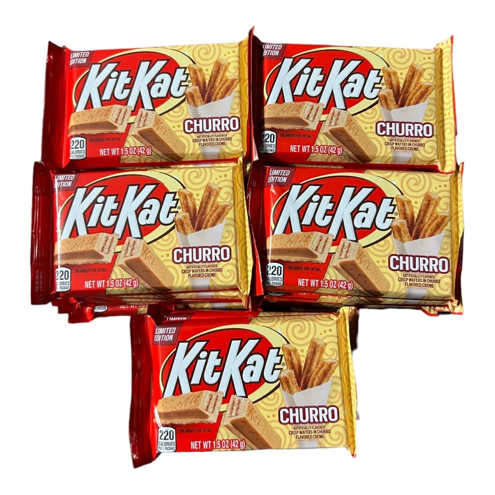 Kit Kat churro bar crisp wafers 1.5 Oz candy limited edition lot of 24 Exp 5/24